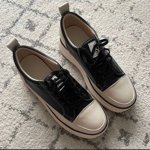 Vegan Leather Sneakers - 8.5